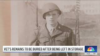 Veterans remains finally to be buried after being left in storage for six decades | NBC New York