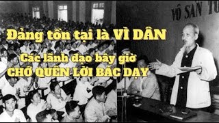 Đảng tồn tại là Vì Dân - Các Lãnh Đạo bây giờ CHỚ QUÊN LỜI BÁC DẠY - Kể Chuyện Bác Hồ Hay Nhất 2025