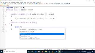 how to clear the screen in cmd using java..