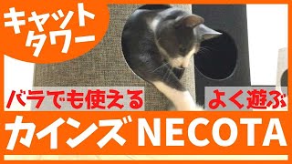 【キャットタワー】カインズnecotaはバラで遊べてコスパ◎