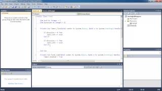 Visual Basic lesson 14 - Automated moving object in a square path tutorial