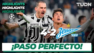 Highlights | Juventus 4-2 Zenit | Champions League 21/22 - J4 | TUDN