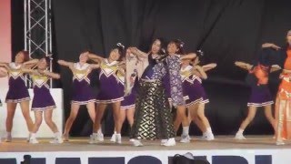 あいち戦国姫隊②、南山大学チアリーダー部(にっぽんど真ん中祭り2014)