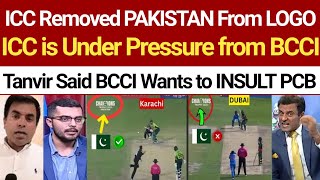 PAK Media Crying on BCCI Removed Pakistan from Champions trophy logo in Ind vs Ban match_ Icc \u0026 Bcci