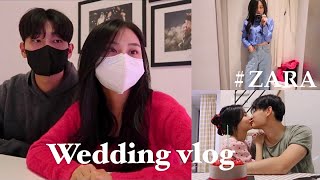 [결혼준비vlog ep.6] 10년 연애끝에 결혼💍ㆍ웨딩홀 계약하고 하루에 한번은 우는 예비신부😂_드레스가든, 자라하울, 규카츠, 본격 결혼준비 돌입🔥, 만26세 신혼부부