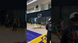 Rui Hachimura with an emphatic dunk during Lakers scrimmage