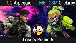 GQ | Arpeggio (Snake) VS GSM | Clickirby (Inkling) | A.R.CADE Series #72 - Losers Round 6