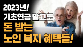 2023년 놓치면 아까운 노인 혜택 총정리! (기초연금, 생계급여, 노인일자리정책)