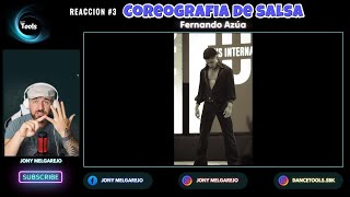 Salsa Dance Coreografia on 2 || Fernando Azúa - Reaccion #3sbk Jony Melgarejo (salsa dancing)