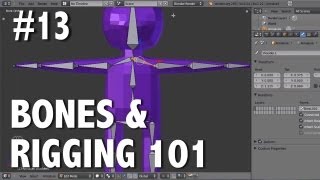Blender 2.6 Tutorial 13 - Bones & Rigging 101 Blender 2.6 Tutorial 13 - Bones & Rigging 101