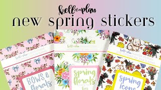 New KellofaPlan Spring Sticker Books| Flip Through With Me