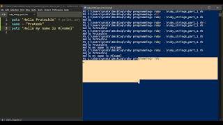 Ruby Strings | What are strings in ruby? | Part 1