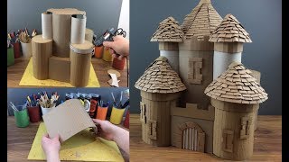 Easy How To Make a Giant Paper/Cardboard Fantasy Castle