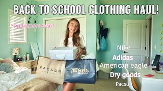 Back to school clothing  haul! Try-on *Sophomore year* 2022 (the cutest clothes)