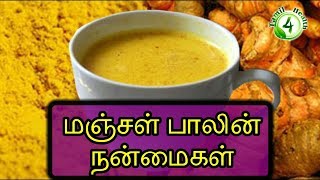 மஞ்சள் பாலின் நன்மைகள் (turmeric milk in tamil)