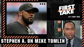 ‘I don’t think they’ll be asking that again’ - Stephen A. on Mike Tomlin’s USC comments | First Take