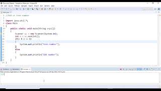 Odd or Even Number | Java | Decision Making | Beginner Tutorial
