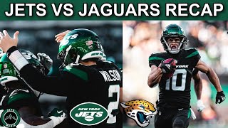 JETS WIN! New York Jets Jacksonville Jaguars Recap | Zach WIlson CRAZY TD Run