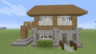 Minecraft een makkelijk survival huis bouwen