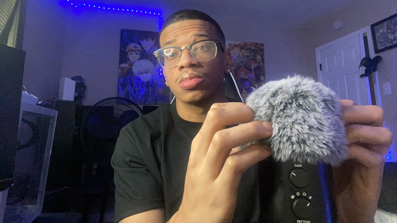 Asmr Fluffy Mic Scratching Brushing Youtube