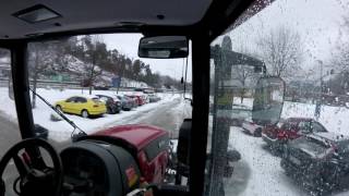 Plowing snow 170222 #1