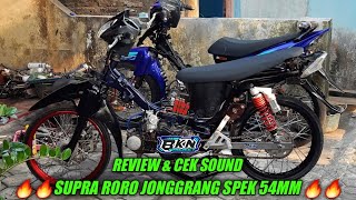 REVIEW & CEK SOUND BORE UP SUPRA 125 PISTON 54MM 🔥🔥