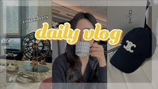 [vlog] 셀린느 베이스볼캡🧢💸 | 아식스 젤 카야노 | 소피텔 엠버서더 서울 레스파스 애프터눈티 | 고구마그라탕, 르뱅룰즈 x 100 | 아웃백 외 먹방.. 몸무게 외면 중