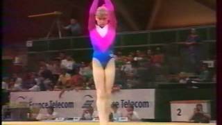 Ekaterina VANDISHEVA (RUS) floor - 1993 European Cup Brussels EF