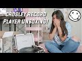 Crosley Record Player Unboxing + Vinyl Haul