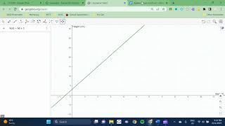 Applied Linear Functions on GeoGebra