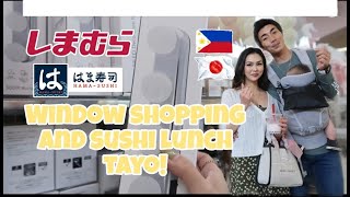 Sushi In Japan | Affordable Clothing Store | Family Vlog | Japan Vlog | Tagalog | Japanese