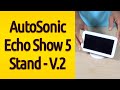 Echo Show 5 Adjustable Magnetic Stand Mount, 360 Degree Swivel, Tilt Function & Anti-Slip Base