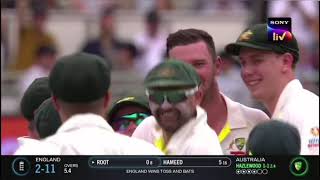 THE ASHES 1ST TEST ,DAY 1,ENGLAND ALL WICKET IN 1ST INNINGS,2021-22