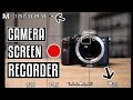 How to record a camera screen | camera menu | EVF | live view | english tutorial