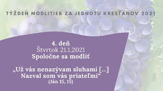 Týždeň modlitieb za jednotu kresťanov 21.1.2021