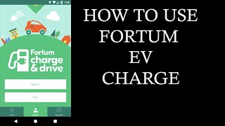 how to use fortum ev charger | New processing | Charge \u0026 Drive #electricvehiclesindia #fortum