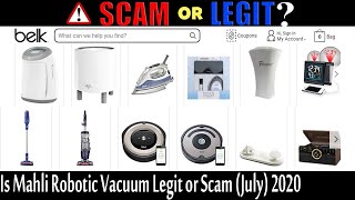 Is Mahli Robotic Vacuum Legit or Scam {July 2020} Review About This Scam? | Scam Adviser Reports