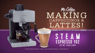 Mr. Coffee® Espresso Maker -  Making Capuccino & Latte