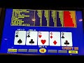 you don’t want to miss the craziness of this high limit video poker session