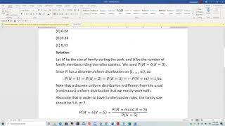 Actuarial SOA Exam P Sample Question 150 (once 201) Solution