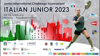 ITALIAN JUNIOR 2023 - Court 3 Live - Day 2