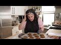 claire saffitz makes holiday molasses spice cookies dessert person