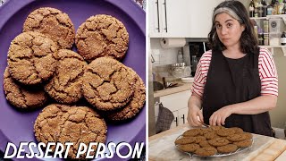 Claire Saffitz Makes Holiday Molasses Spice Cookies | Dessert Person