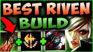 THE BEST RIVEN BUILD OF CURRENT PATCH? (Season 10 Riven Guide) - League of Legends