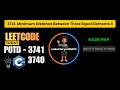 LeetCode 3741 & 3740 | Minimum Distance Between Three Equal Elements II & I  | @codewithMIC