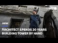 Japanese architect spends 20 years building ramshackle tower by hand | AFP