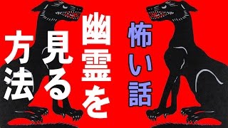 【里の怖い話】幽霊を見る方法【朗読、怪談、百物語、洒落怖,怖い】