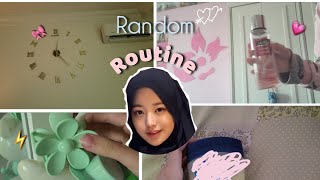 يومي في العطلة 💕(عشوائي)، فيديو بسيط لروتيني في العطلة Random routine 💅💞 (تفاعلوا)