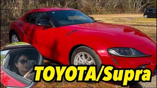 【愛車紹介】TOYOTA SUPRA！真っ赤なスポーツカー