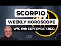 Scorpio Horoscope Weekly Astrology from 19th September 2022